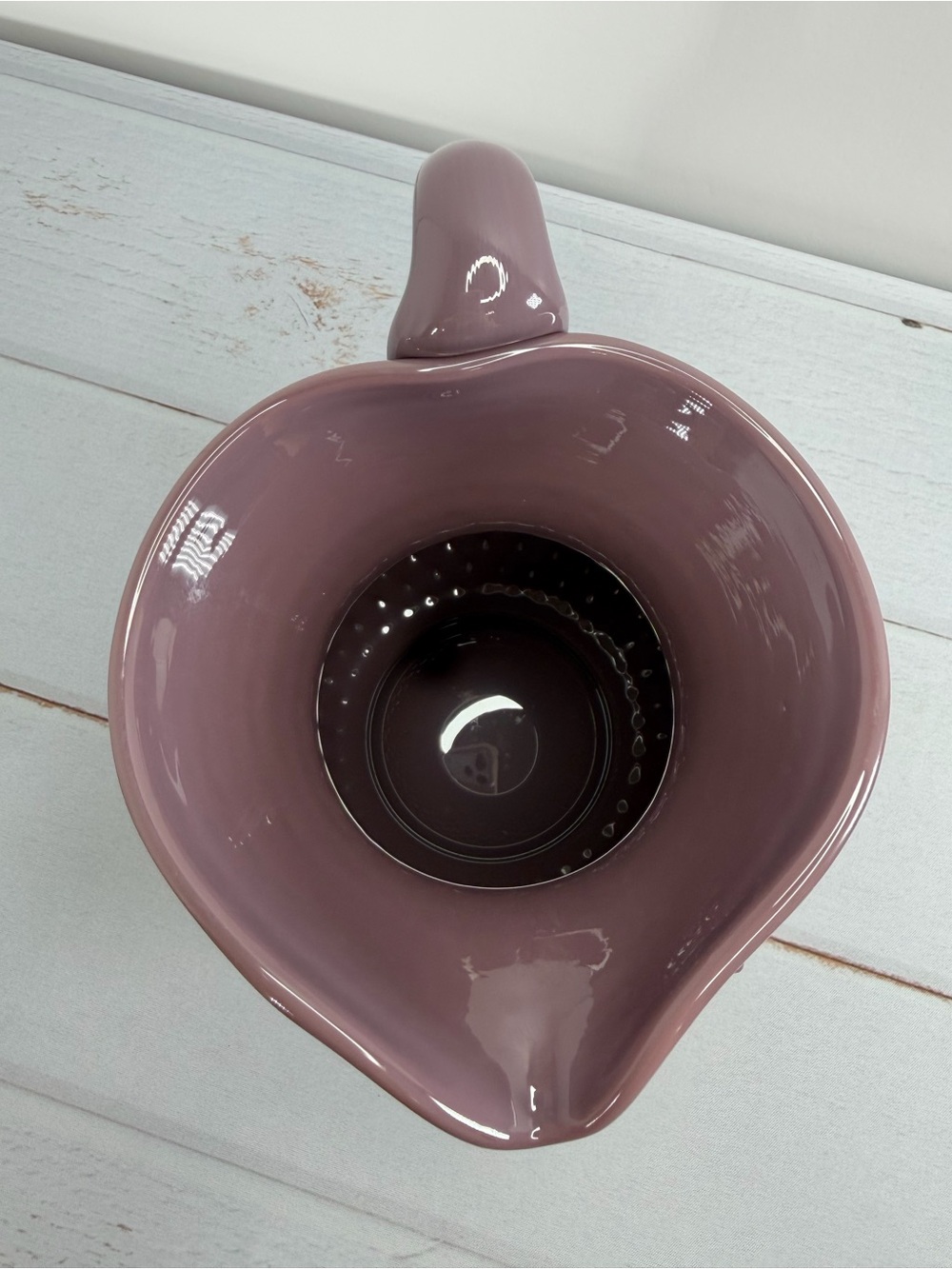 Mosser Glass Gigi Hobnail Pitcher Eggplant Purple 70 oz Fenton Mold - Picture 6 of 14